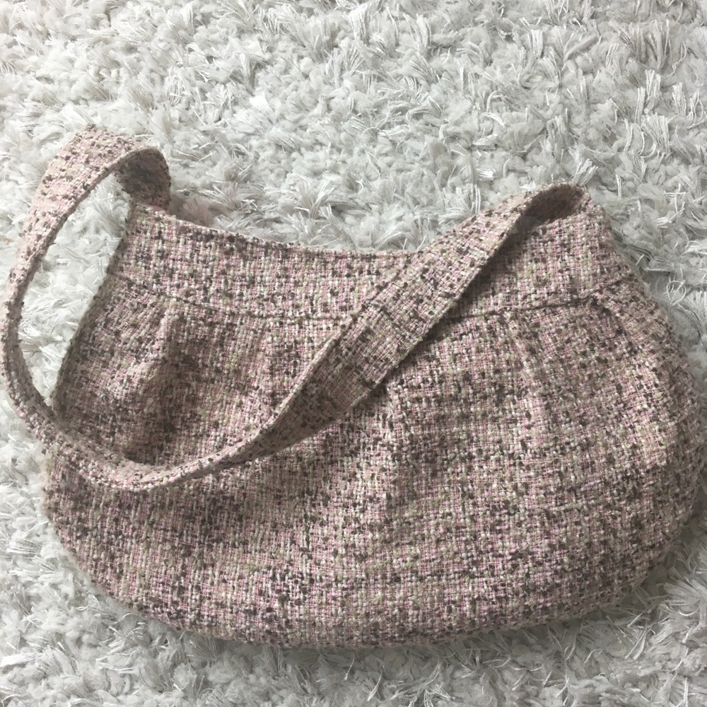 Small pink handbag